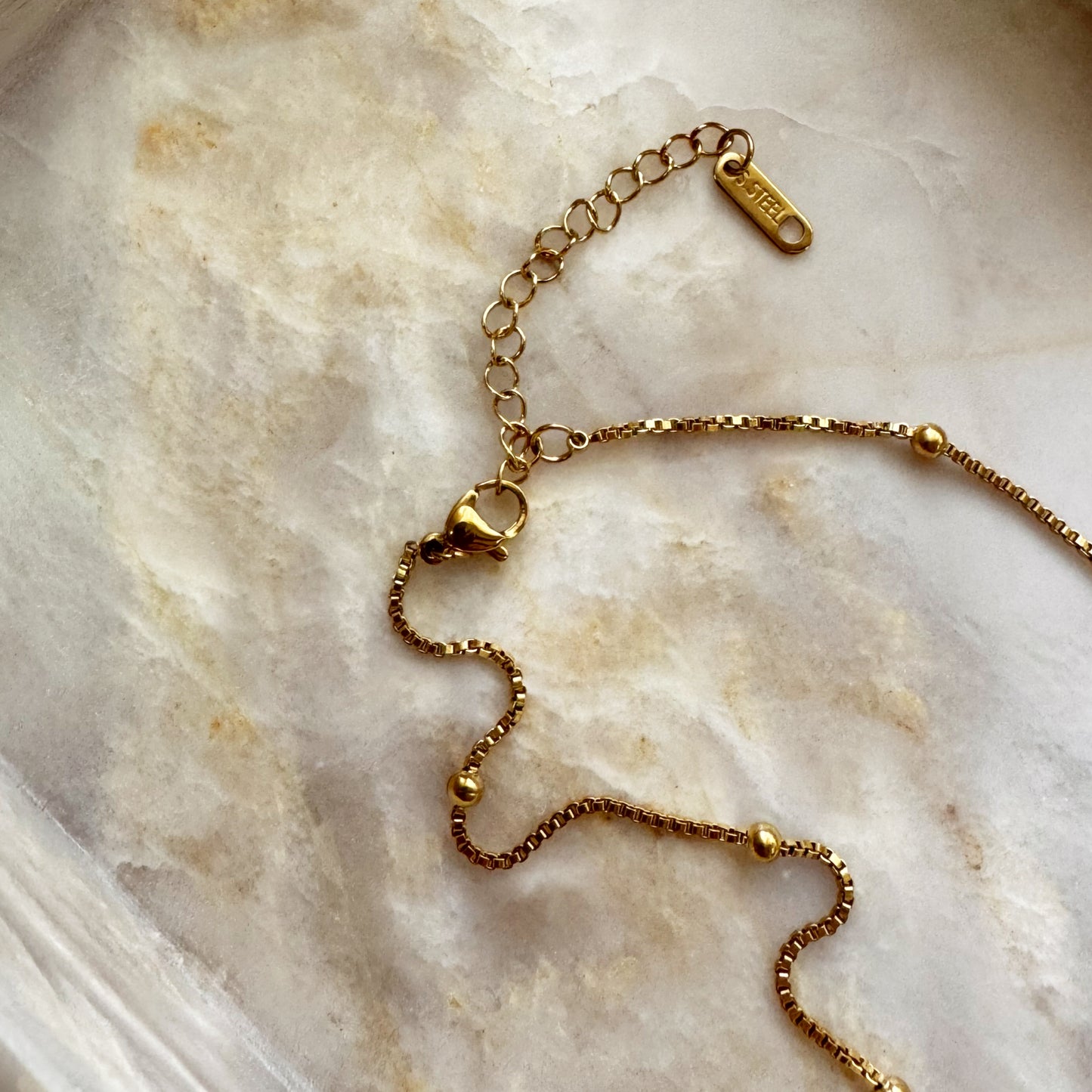Malachite Amulet Necklace & Chain